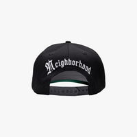 NEIGHBORHOOD SNAP BACK HAT // BLACK