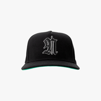 NEIGHBORHOOD SNAP BACK HAT // BLACK/BLACK