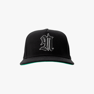 NEIGHBORHOOD SNAP BACK HAT // BLACK/BLACK