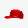 NEIGHBORHOOD SNAP BACK HAT // RED