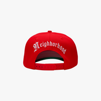 NEIGHBORHOOD SNAP BACK HAT // RED