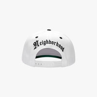 Neighborhood Snap Back Hat // White