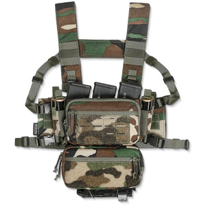 AceTac // Chest Rig // Woodland M81